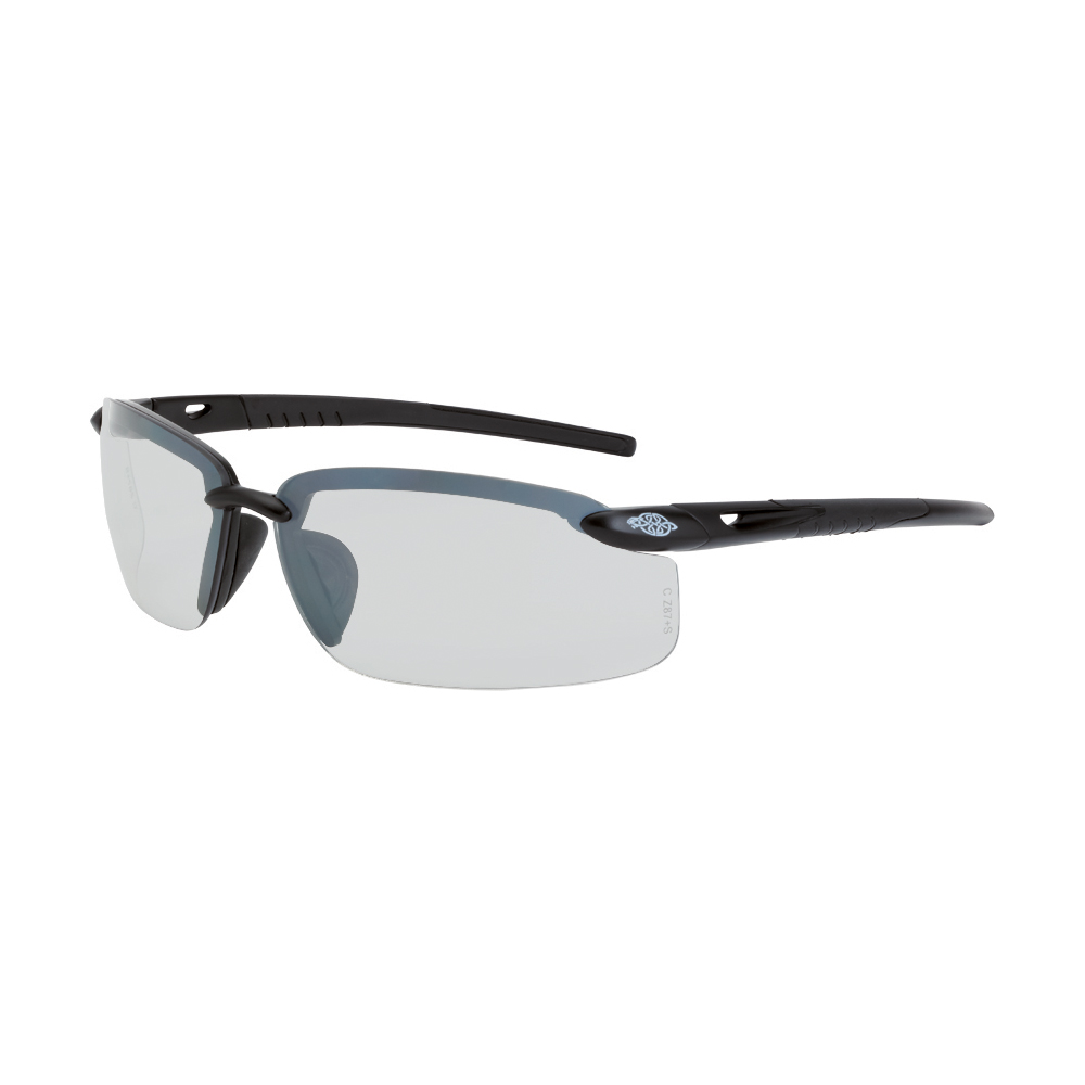 ES5 Premium Safety Eyewear - Matte Black Frame - Indoor/Outdoor Lens - Indoor/Outdoor Lens